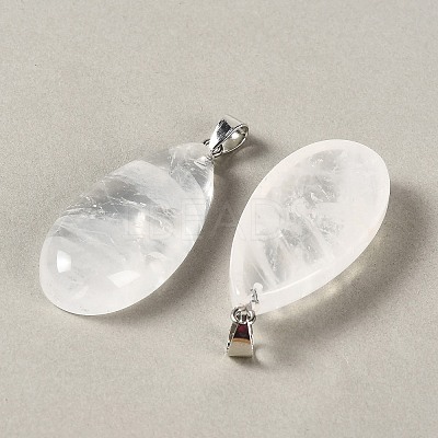 Natural Quartz Crystal Pendants GG-CBACB71-02P-16-1