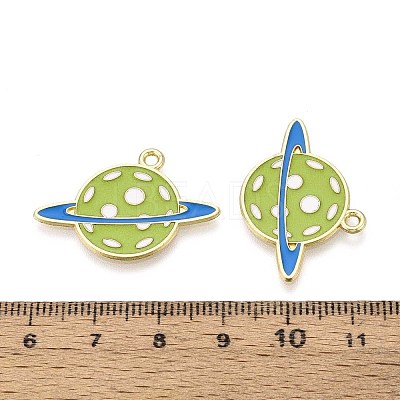 Alloy Enamel Sports Pendants ENAM-T022-75G-1