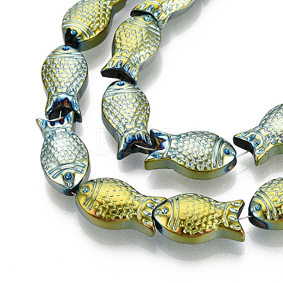Electroplate Glass Beads Strands X1-EGLA-T025-03E-1