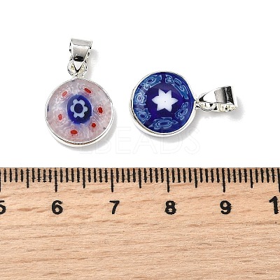 Handmade Lampwork Pendants LAMP-D002-03B-S-1