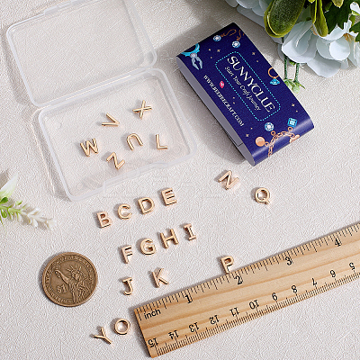 26Pcs 26 Styles Brass Charms KK-SC0004-03-1