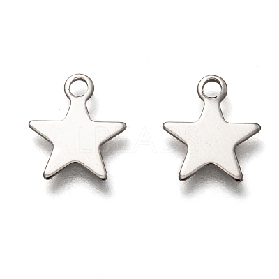 Non-Tarnish 201 Stainless Steel Charms STAS-B001-14A-P-1