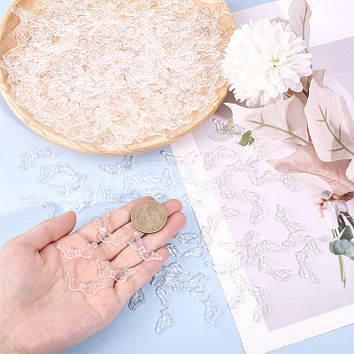 300Pcs Transparent Acrylic Beads TACR-HY0001-08-1