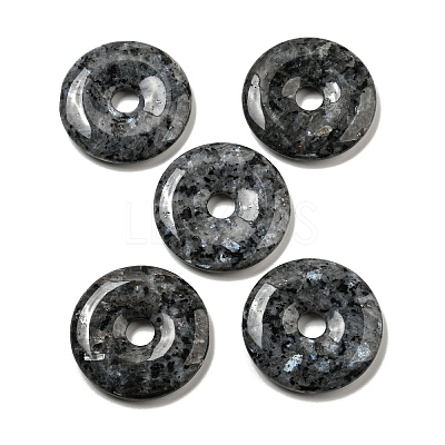 Natural Larvikite Pendants G-P532-01A-21-1