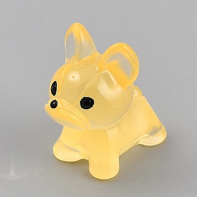 Luminous Resin Dog Display Decorations RESI-CJC0012-30A-1