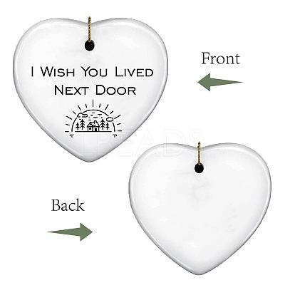 1Pc Handmade Porcelain Big Pendants AJEW-CN0002-04E-1