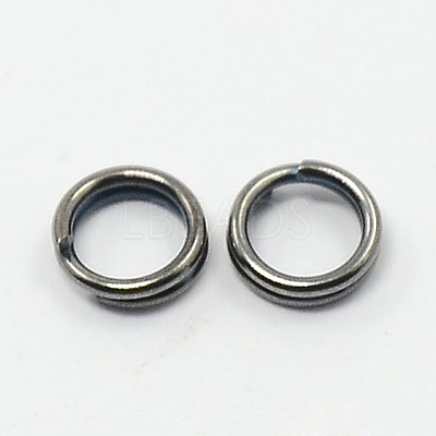Iron Split Rings JRD10MM-01B-NF-1