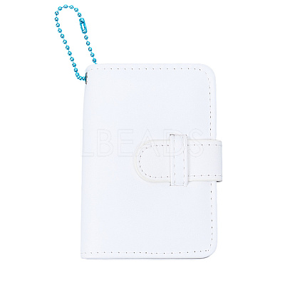 PU Mini Photocard Holder Book AJEW-WH20060-22B-1
