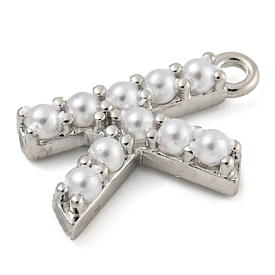 Plastic Imitation Pearl Pendants KK-P230-17P-K-1