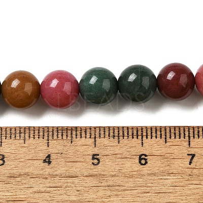 Dyed Natural Malaysia Jade Beads Strands G-G021-02B-15-1