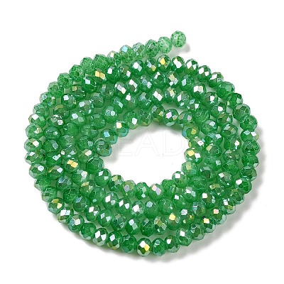 Baking Electroplate Glass Beads Strands DGLA-A039-J4mm-B03-1