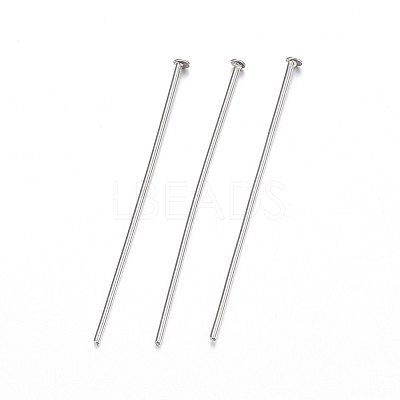 Tarnish Resistant 304 Stainless Steel Flat Head Pins STAS-F174-09P-C-1