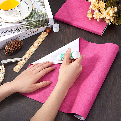 Faux Suede Book Covers DIY-WH0349-138K-1