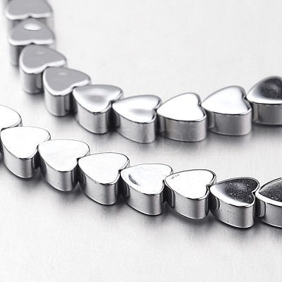 Electroplate Non-magnetic Synthetic Hematite Bead Strands X-G-F300-23A-01-1