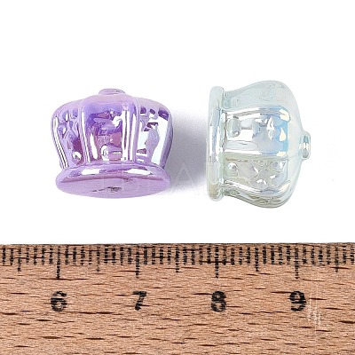UV Plating Opaque Acrylic Beads OACR-N165-03-1