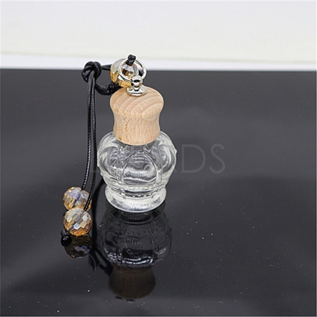 Empty Glass Perfume Bottle Pendants PW22121511480-1