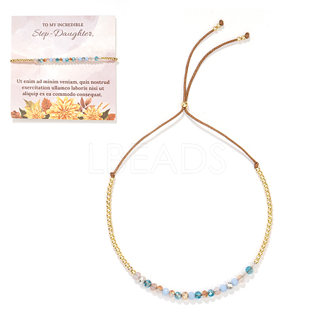 Bohemian Style Brass Beads Slider Breacelets for Women TO7847-4-1