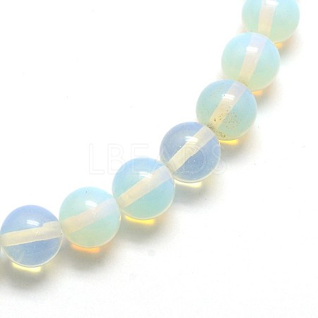 Opal Round Beads Strands G-O047-08-8mm-1