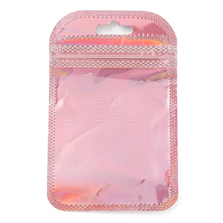 Plastic Glitter Holographic Packaging Yin-yang Resealable Bags OPP-D003-04C-1