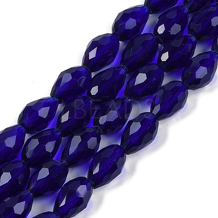 Transparent Glass Beads Strands EGLA-N013-T6mm-D07-1