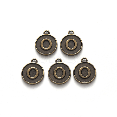 Alloy Pendant Cabochon Settings PALLOY-N156-01O-AB-1