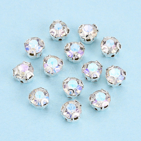 Sew on Rhinestone Montee Beads KK-T071-01D-01-1