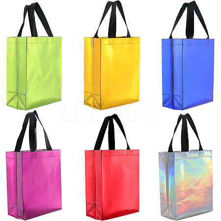 12Pcs 6 Colors Reusable Gift Bags ABAG-SP0001-36B-1