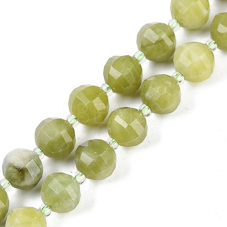 Natural Chinese Jade Beads Strands G-G182-B18-05-1