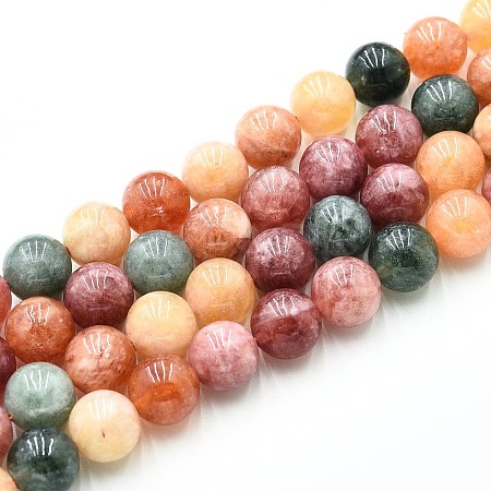 Natural Quartz Beads Strands G-N355-10mm-18-1