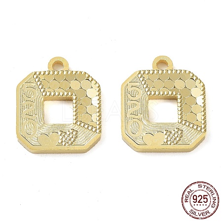925 Sterling Silver Charms STER-C003-04G-1