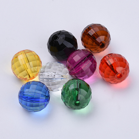 Transparent Acrylic Beads TACR-Q254-20mm-V-1