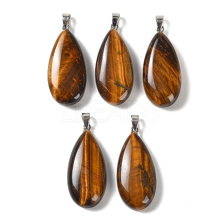 Natural Tiger Eye Pendants GG-CBACB71-02P-04-1