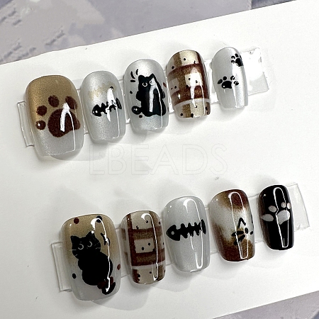 Plastic False Nail Tips PW-WGFBA5E-01-1