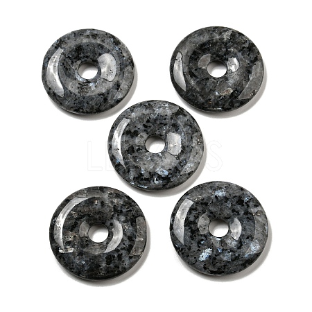 Natural Larvikite Pendants G-P532-01A-21-1