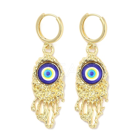 Rack Plating Brass Dangle Earrings for Women EJEW-M260-24G-02-1
