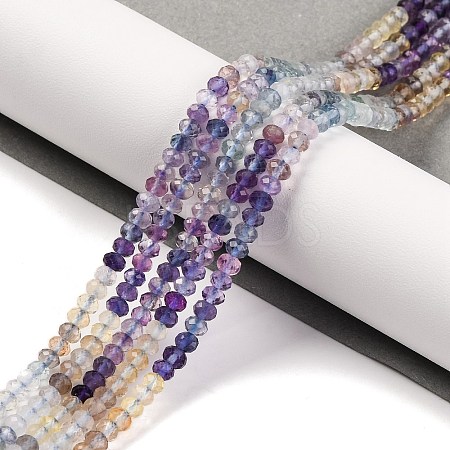 Natural Fluorite Beads Strands G-F770-D08-03-1