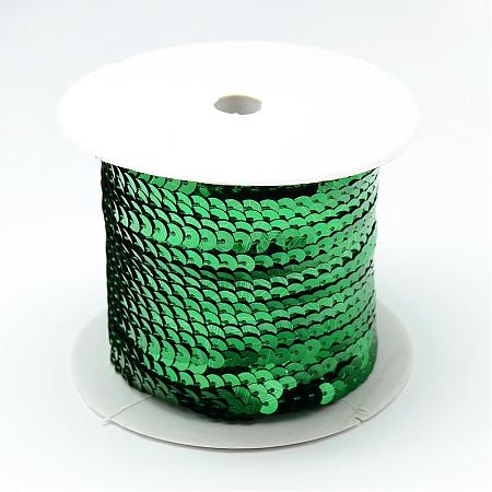 Plastic Paillette Beads PVC-Q085-6mm-4-1