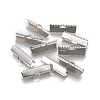 304 Stainless Steel Ribbon Crimp Ends STAS-E471-05A-P-2