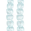 Electroplate Baking Paint Transparent Glass Beads Strands GL-CBA17FF-02K-2