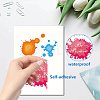 8 Sheets 8 Styles PVC Waterproof Wall Stickers DIY-WH0345-149-3