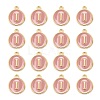 Golden Plated Alloy Enamel Charms LS-ENAM-S118-07I-2