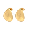 304 Stainless Steel Stud Earrings SA-CBA46AF-15G-4