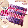 12 Skeins 6-Ply Polycotton(Polyester Cotton) Embroidery Floss DIY-CY0002-94B-6