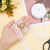 Hollow Lace Embossing Ribbon Tape DIY Sewing Wedding Decoration Accessories OCOR-WH0020-10-7