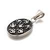 304 Stainless Steel Pendants STAS-Z110-26AS-02-2
