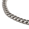 304 Stainless Steel Cuban Link Chain Necklaces NJEW-D050-01E-P-2