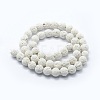 Natural Lava Rock Round Beads Strands G-E508-04-8mm-2