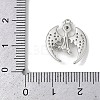 Brass Micro Pave Clear Cubic Zirconia Pendants KK-L238-04P-3