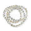 Electroplate Glass Beads Strands EGLA-Q128-06A-FR05-2