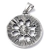 304 Stainless Steel Pendants STAS-C065-01AS-2